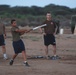 At work and play during well drilling in Kenya