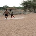 At work and play during well drilling in Kenya