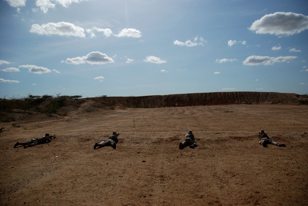 At work and play during well drilling in Kenya