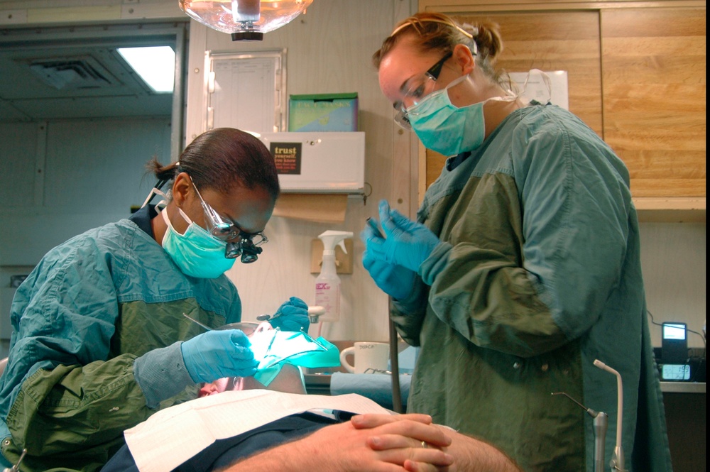 Dental Clinic aboard USS Kitty Hawk