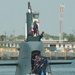 ITS Salvatore Todaro pulls into Naval Station Mayport