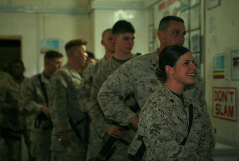 Gary Sinise Visits Camp Taqaddum Service Members