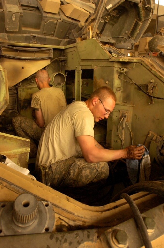 One-stop shop: Bradley mechanics keep missions on track