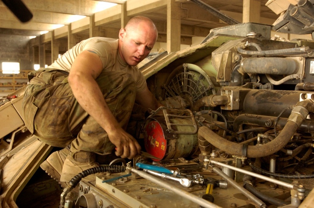 One-stop shop: Bradley mechanics keep missions on track