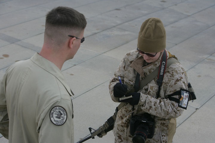 Mission aboard Al Asad Air Base