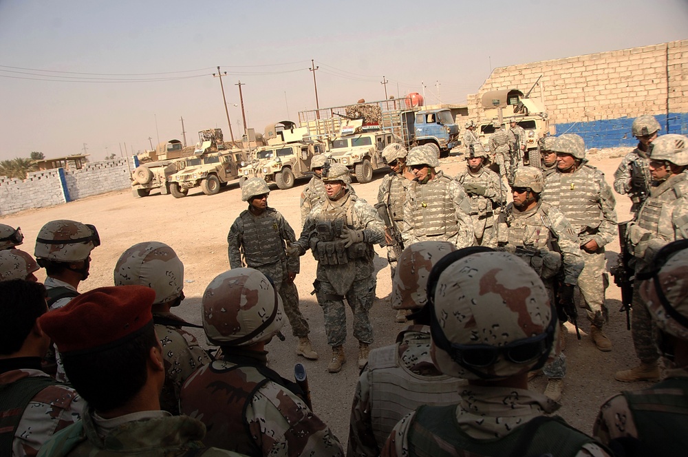 MiTT Training with Iraqi Army