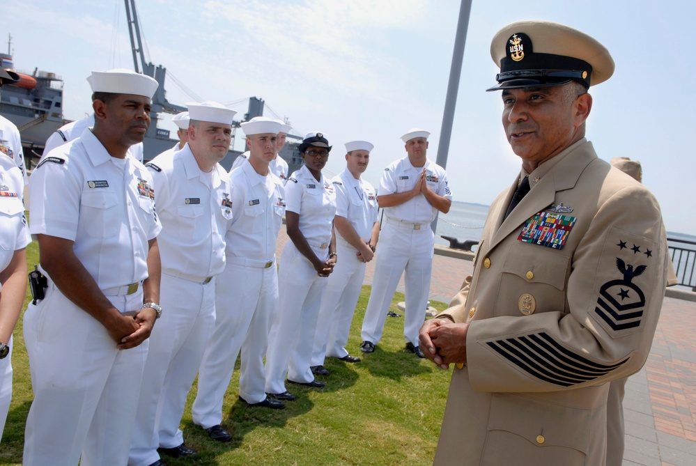 MCPON in Newport News