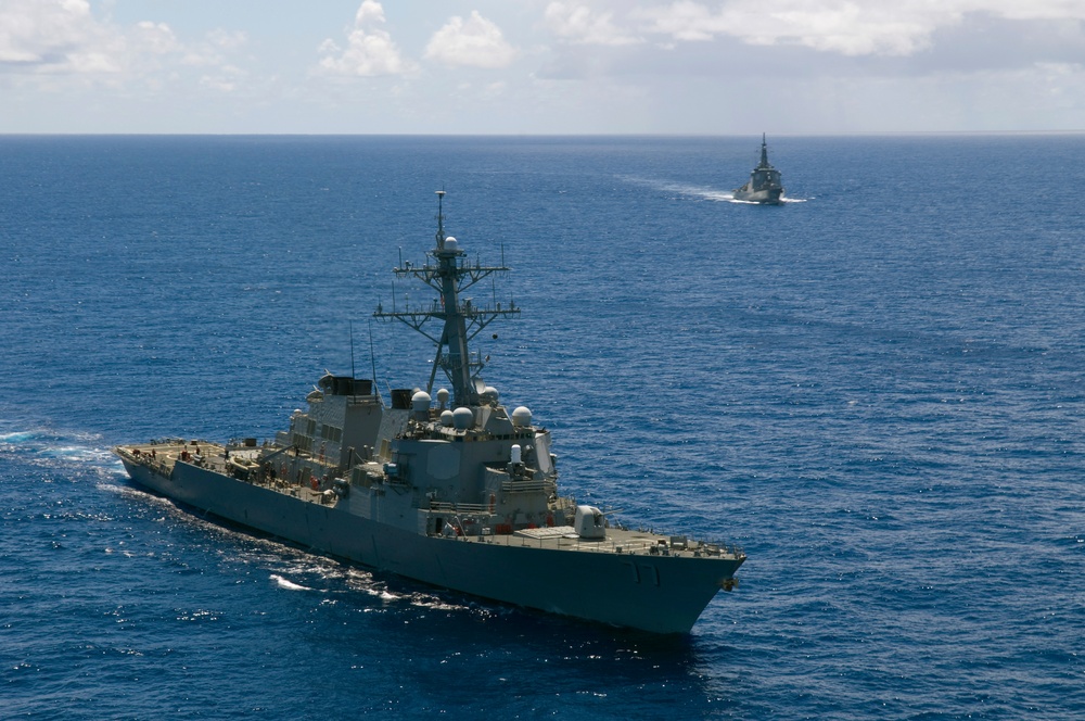 RIMPAC cruising off the coast of Hawaii