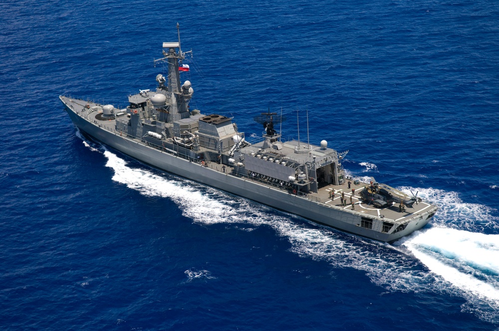 RIMPAC cruising off the coast of Hawaii