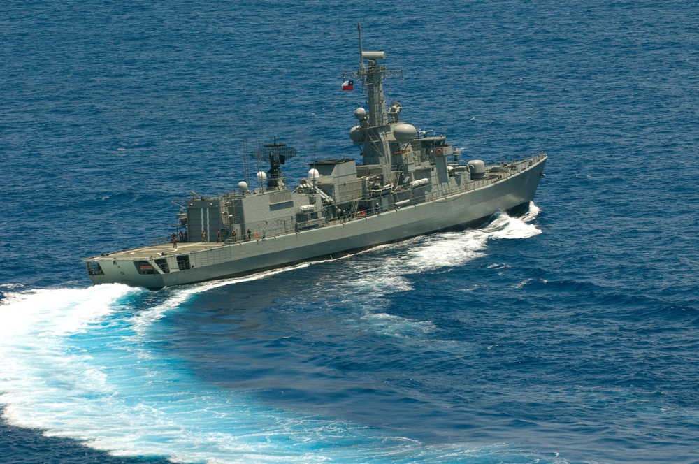 RIMPAC cruising off the coast of Hawaii