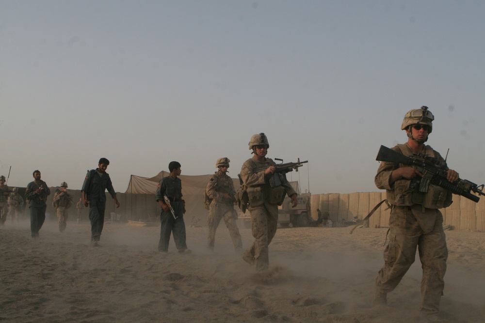 Marines Operate in Helmand Province