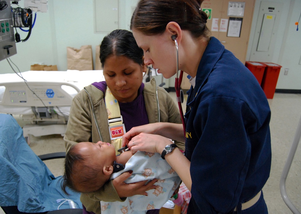 Dental studies aboard USNS Mercy