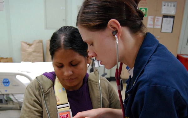 Dental studies aboard USNS Mercy