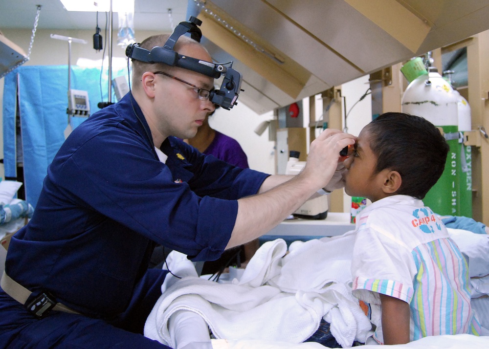 Dental studies aboard USNS Mercy