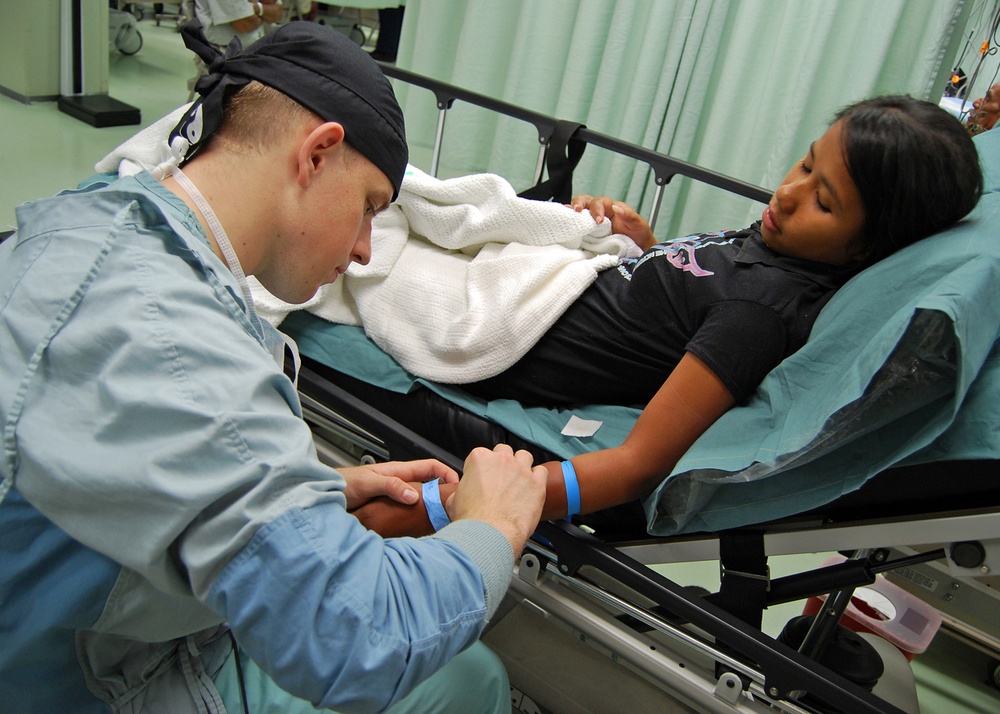 Dental studies aboard USNS Mercy
