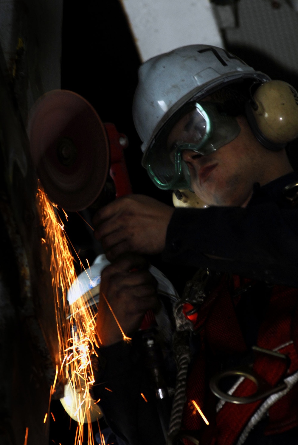 Working aboard USS John C. Stennis