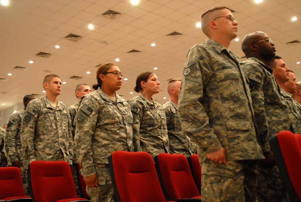 Newly Promoted Inducted into Corps