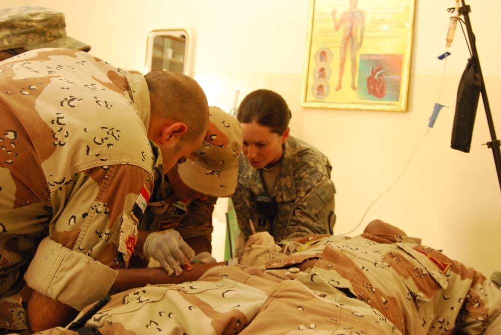 IA soldiers learn to care for their own
