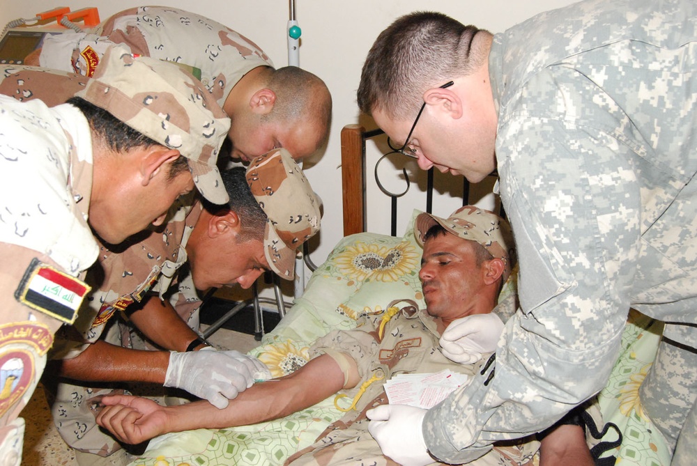 IA soldiers learn to care for their own