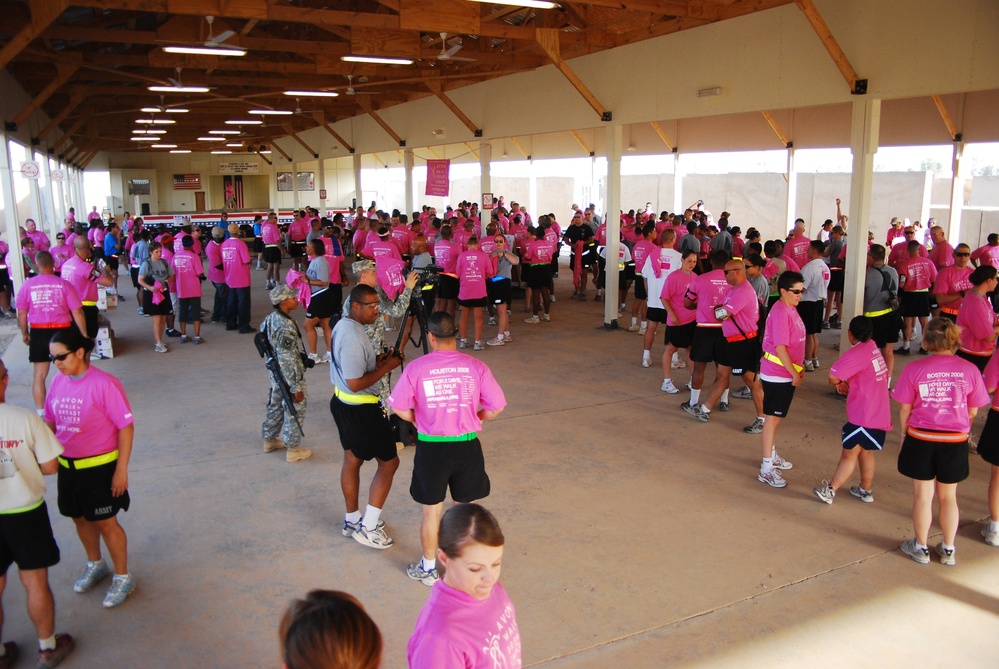 Walk for Breast Cancer Held at Camp Taji