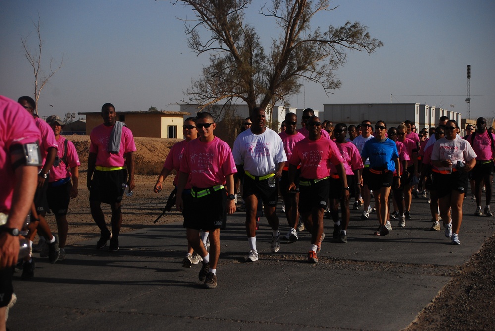 Walk for Breast Cancer Held at Camp Taji