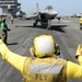 Combined French and American carrier qualifications aboard USS Roosevelt