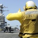 Combined French and American carrier qualifications aboard USS Roosevelt