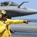 Combined French and American carrier qualifications aboard USS Roosevelt