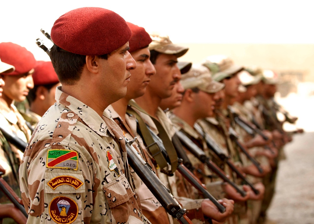 New Iraqi Soldiers Receive Instruction