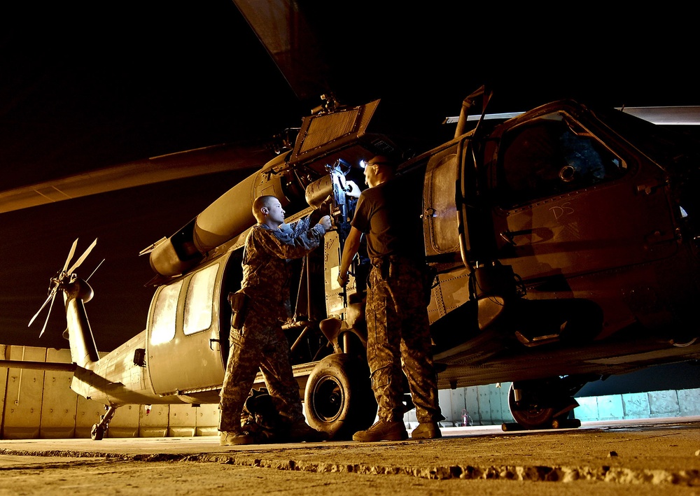 Day in the life...of a Blackhawk crew chief