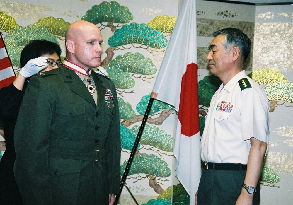 Marine Receives Japan's Oldest Award