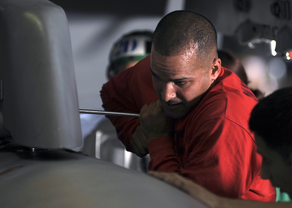 Operations aboard USS Theodore Roosevelt