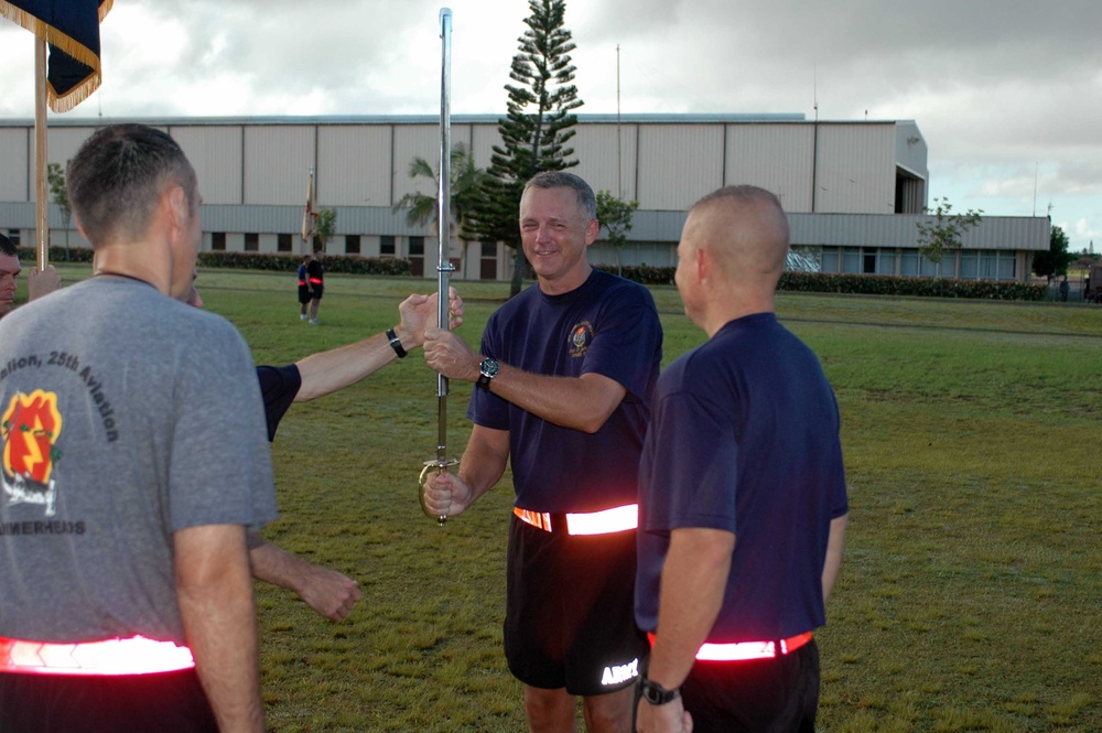 25th CAB's top enlisted Soldier passes the NCO Sword