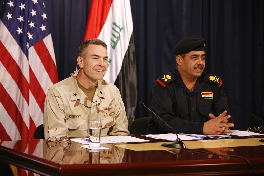 Security issues addressed at press conference in Baghad