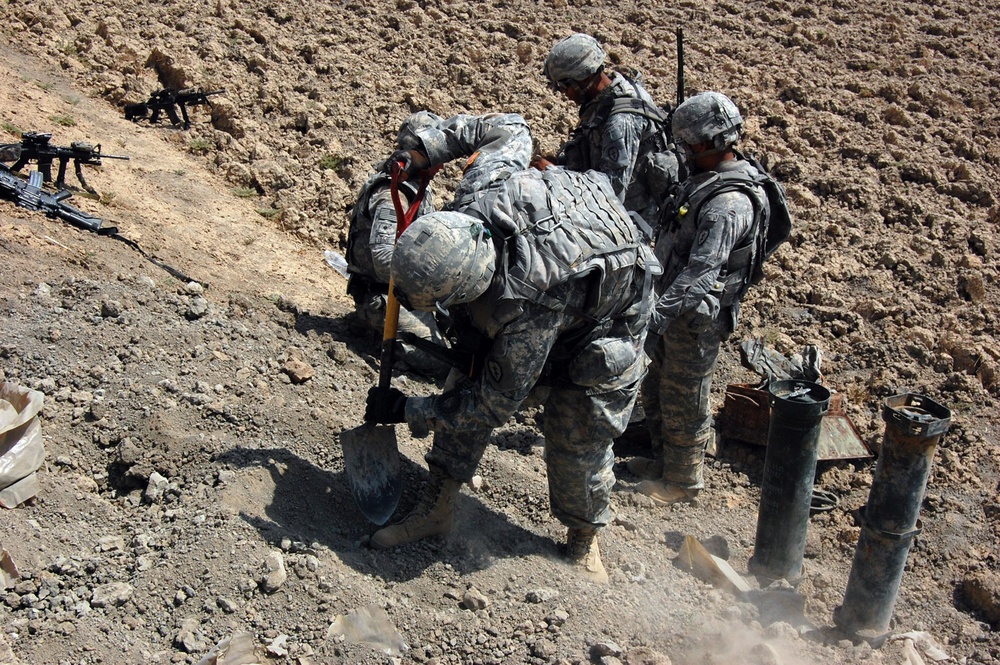 Wolfhounds continue their search for weapons