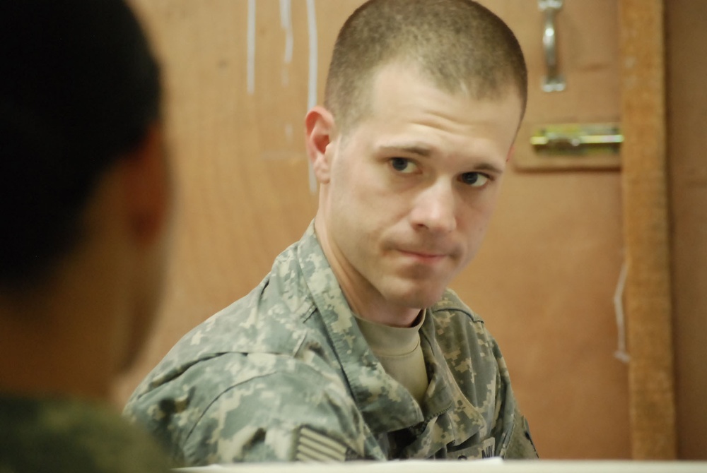 'Durable' pays a visit to FOB Falcon