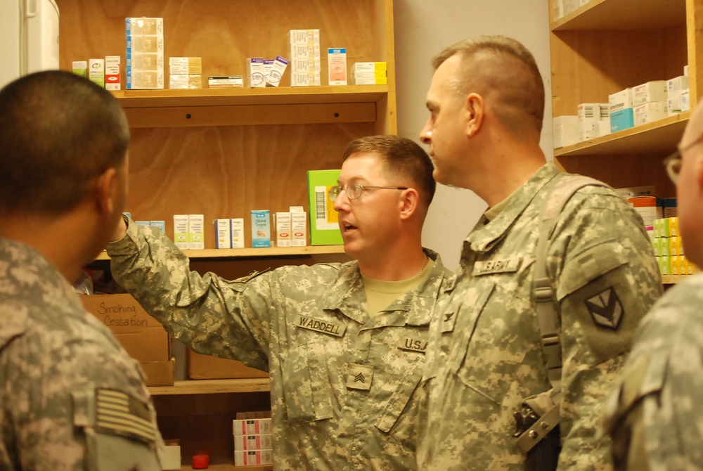 'Durable' pays a visit to FOB Falcon