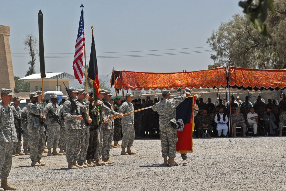Big Red One takes command in northeastern Afghanistan
