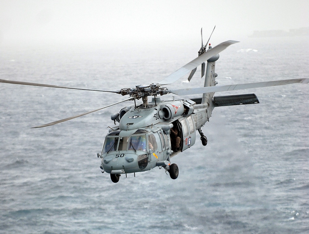 MH-60S Seahawk on the Arabian Sea