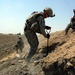 Wolfhounds find and destroy a weapons cache