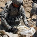 Wolfhounds find and destroy a weapons cache