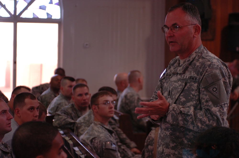 Ohio adjutant general visits deployed Soldiers