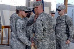 Headquarters detachment changes command at Forward Operating Base Falcon