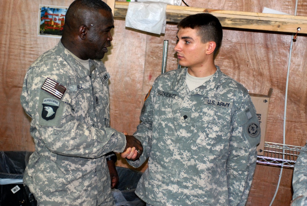 St. Louis native 'coined' by top Force NCO