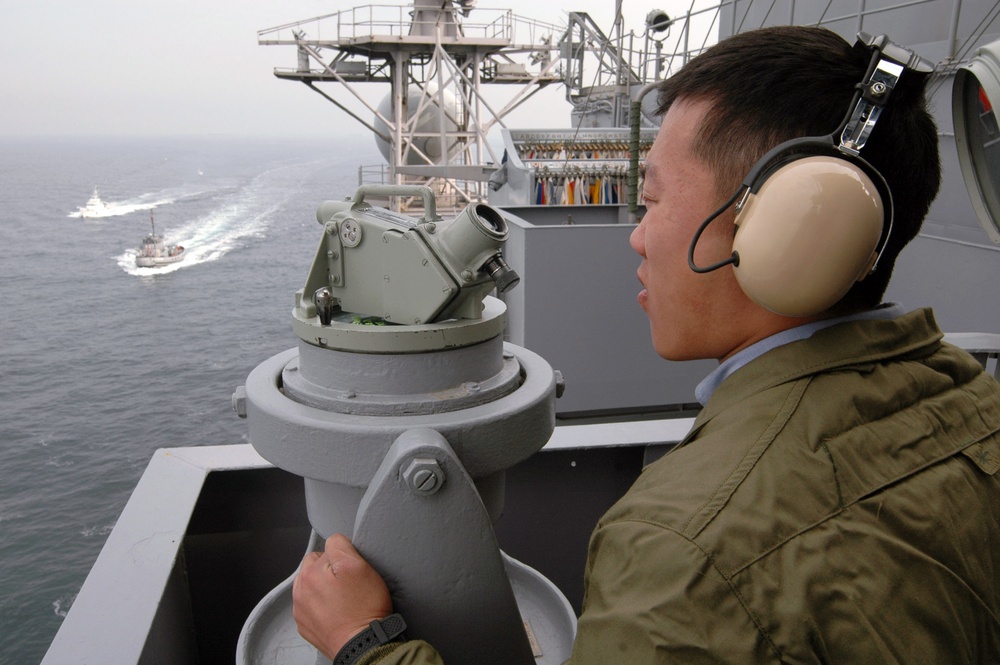 USS Kitty Hawk Position