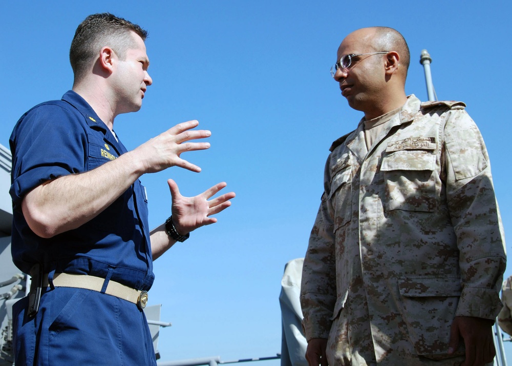 Mine countermeasure training exercise