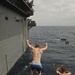 USS Tawara holds swim call