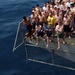USS Tawara holds swim call
