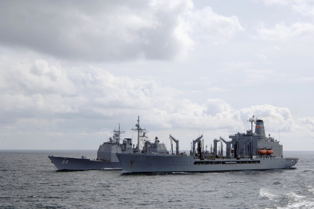 USS Anzio, Big Horn participates in Joint Warrior