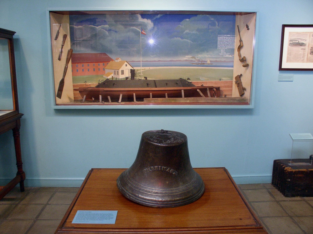 U.S. Navy museum exhibits Civil War ironclad bell